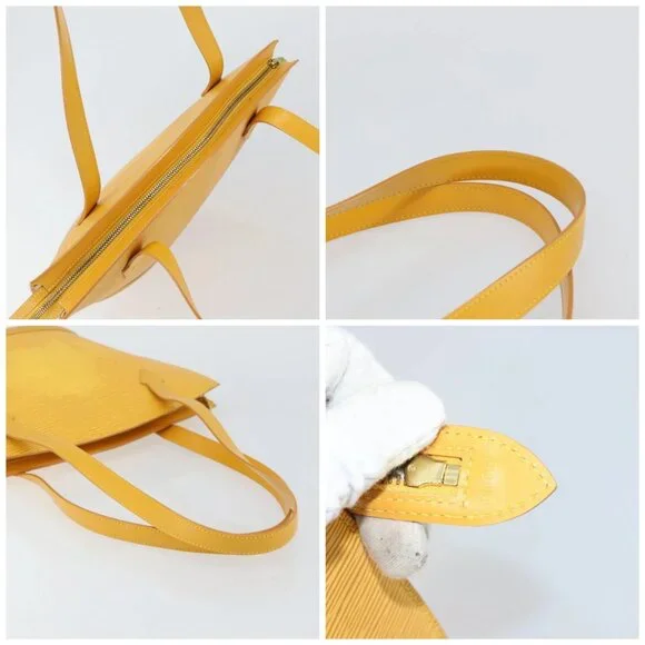 LOUIS VUITTON Epi Saint Jacques Poignees Long Bag Yellow - Picture 16 of 16